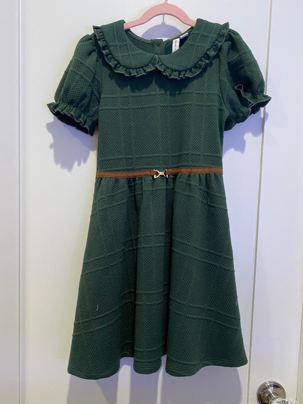 Janie and Jack Green Dress - EUC